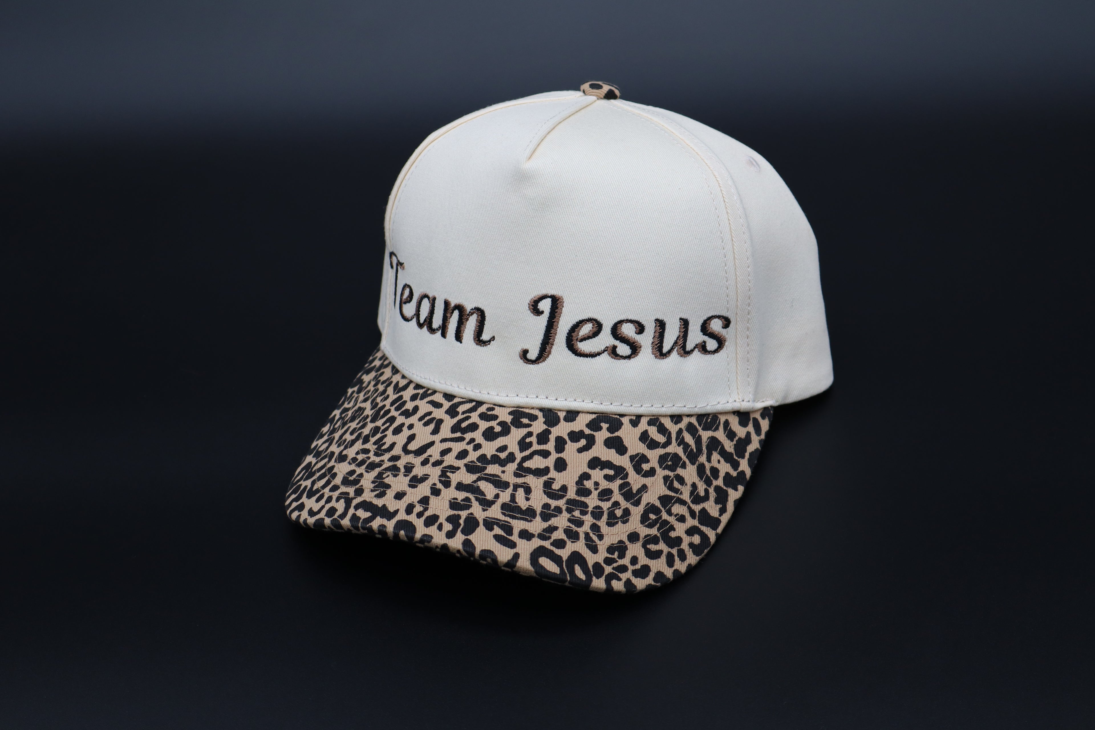 Team Jesus Cheetah Hat