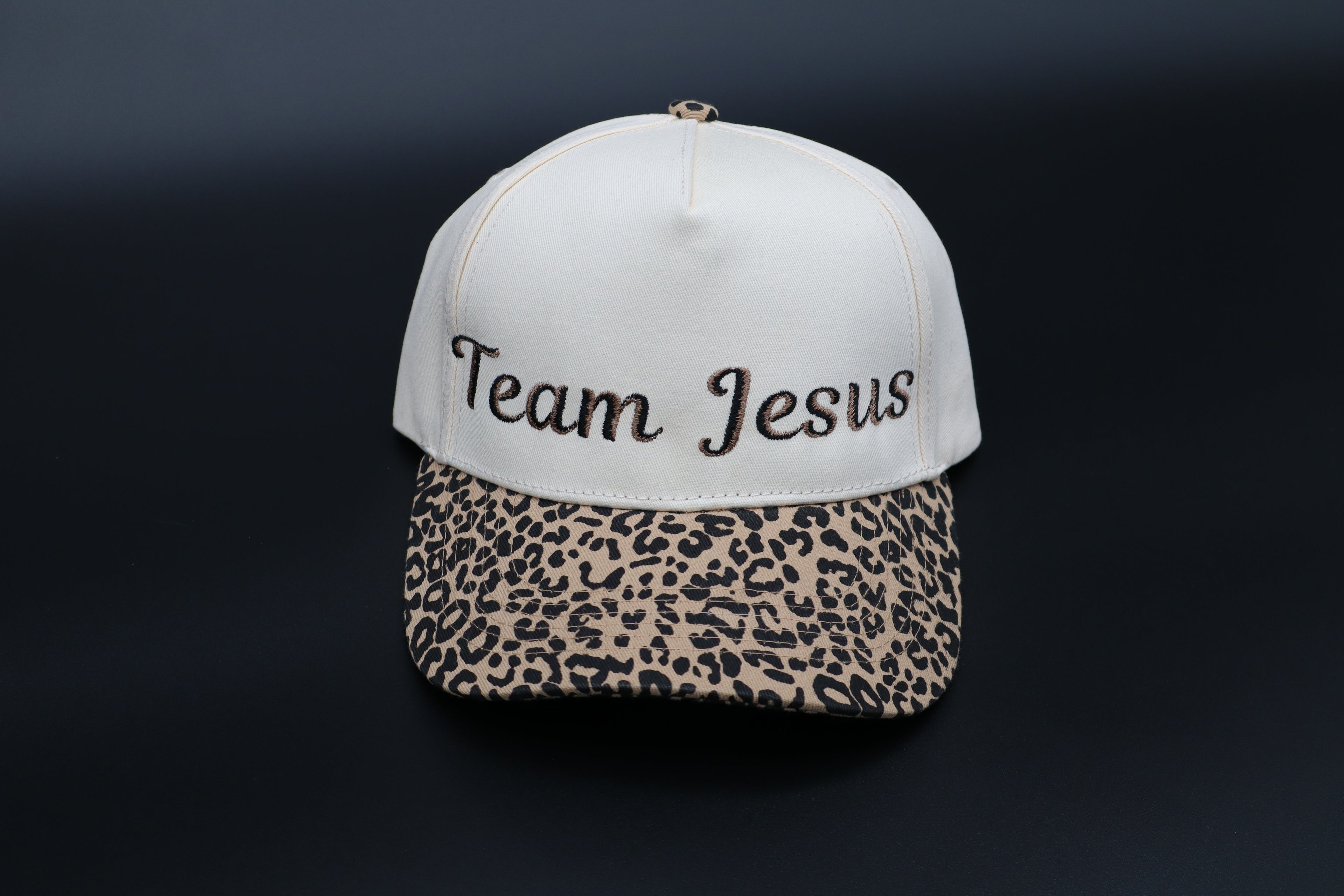 Team Jesus Cheetah Hat