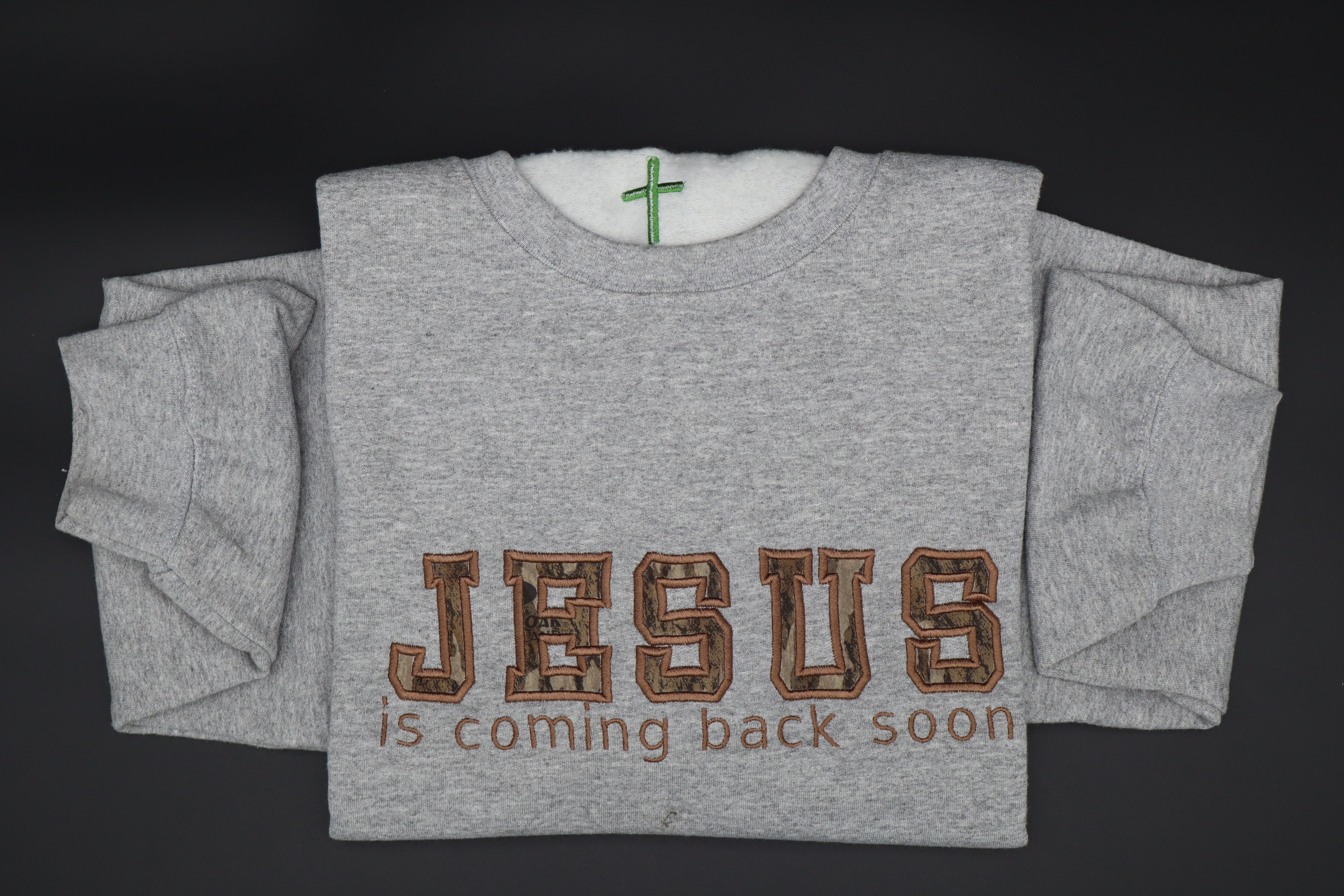 JESUS is coming back soon Crew Neck Sweatshirt