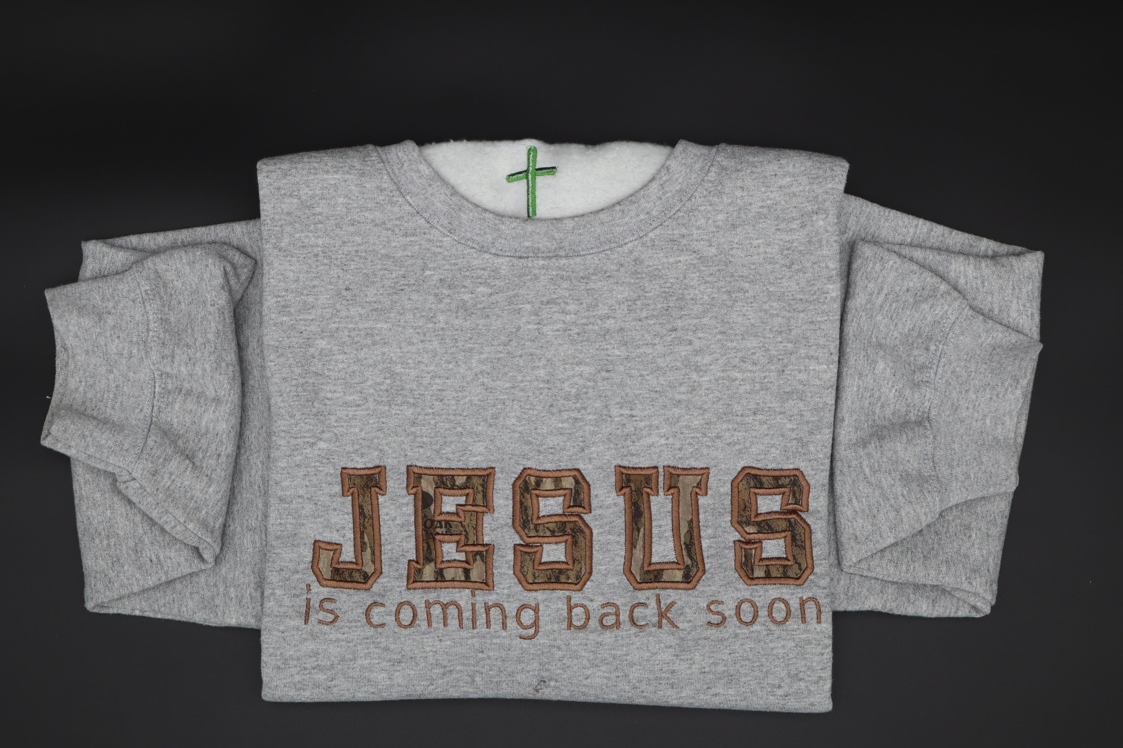 JESUS is coming back soon Crew Neck Sweatshirt